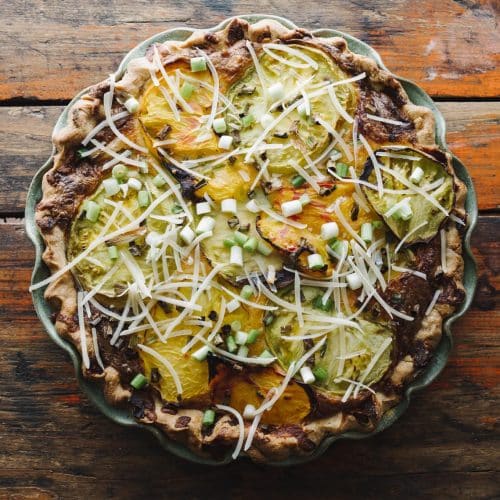 Green tomato pie