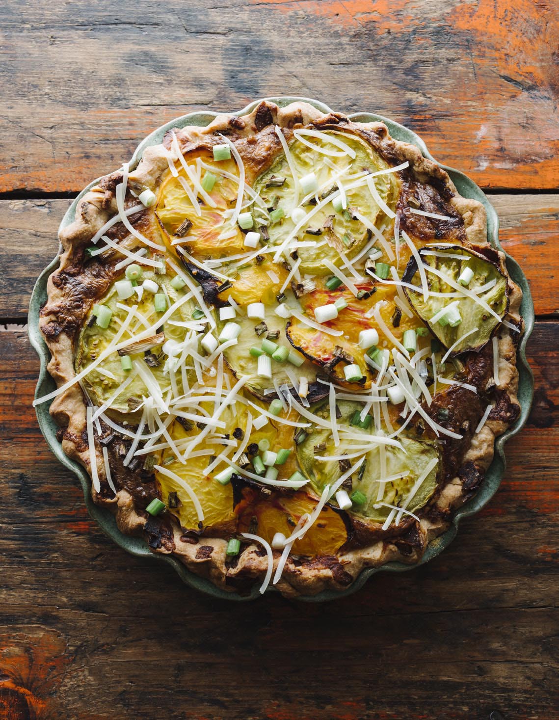 Green tomato pie