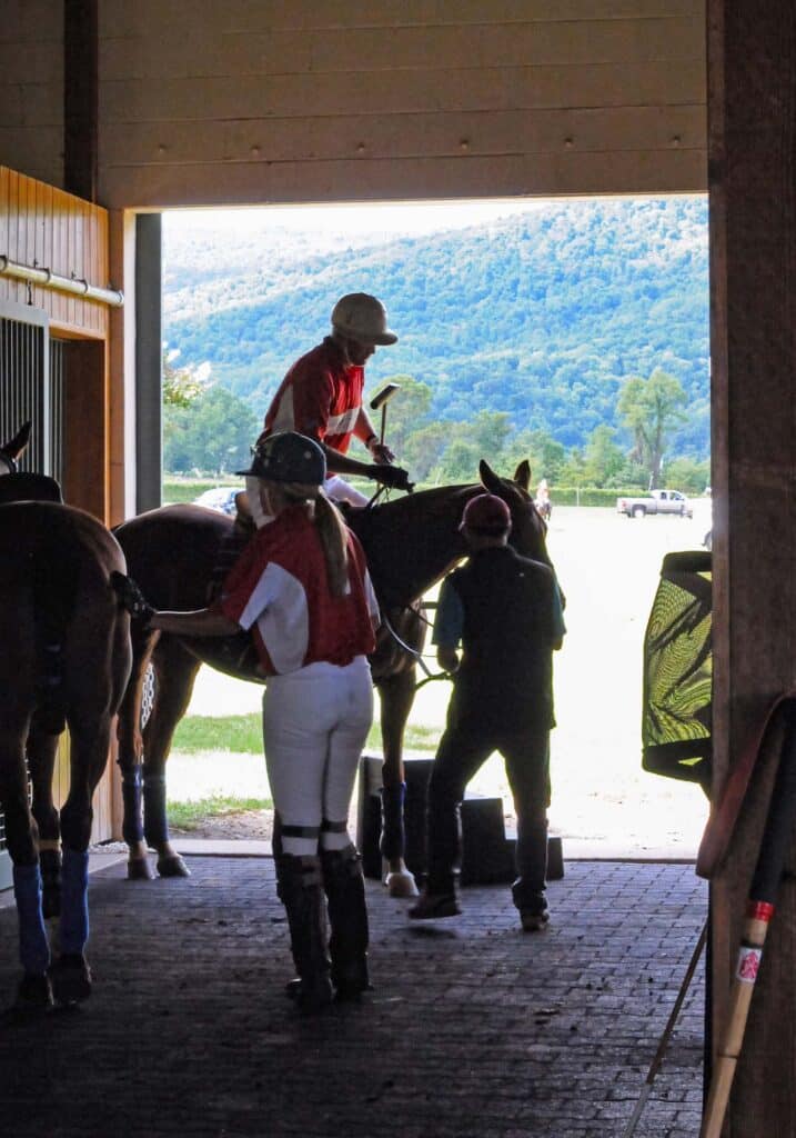 Polo at king family vineyards Roseland Polo King Family Vineyards Virginia