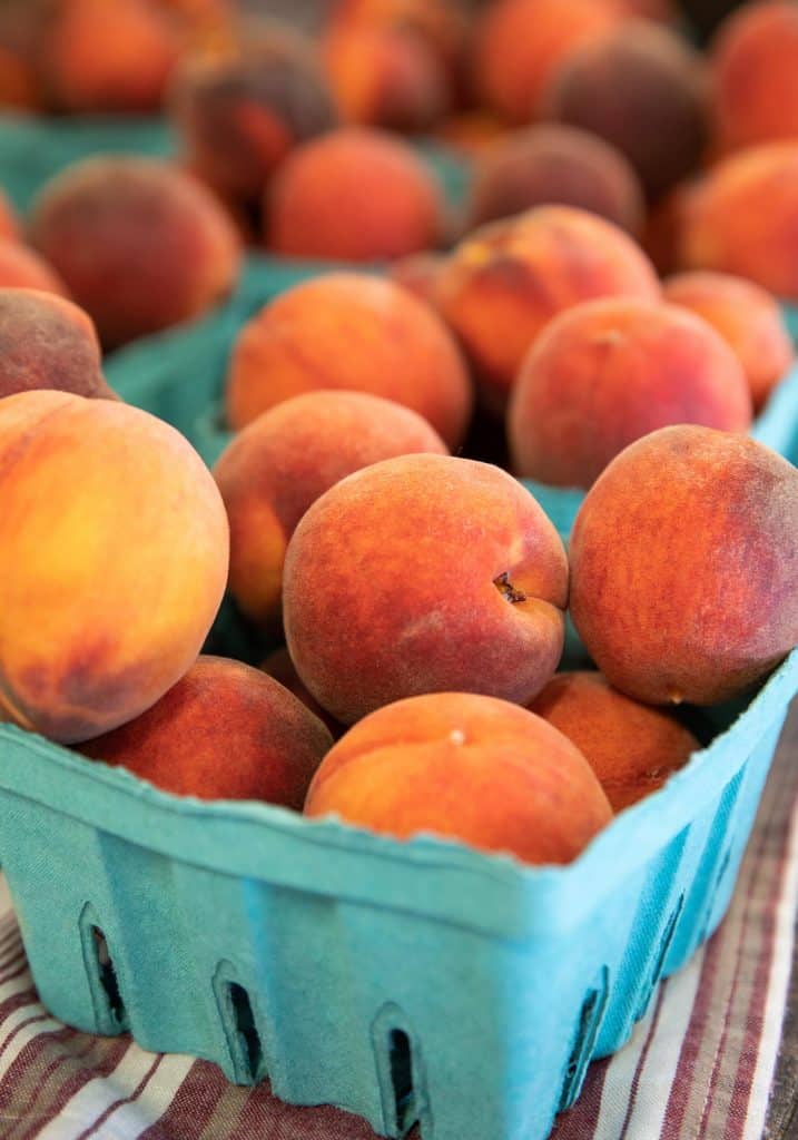 Peaches picked at Chiles Peach Orchard