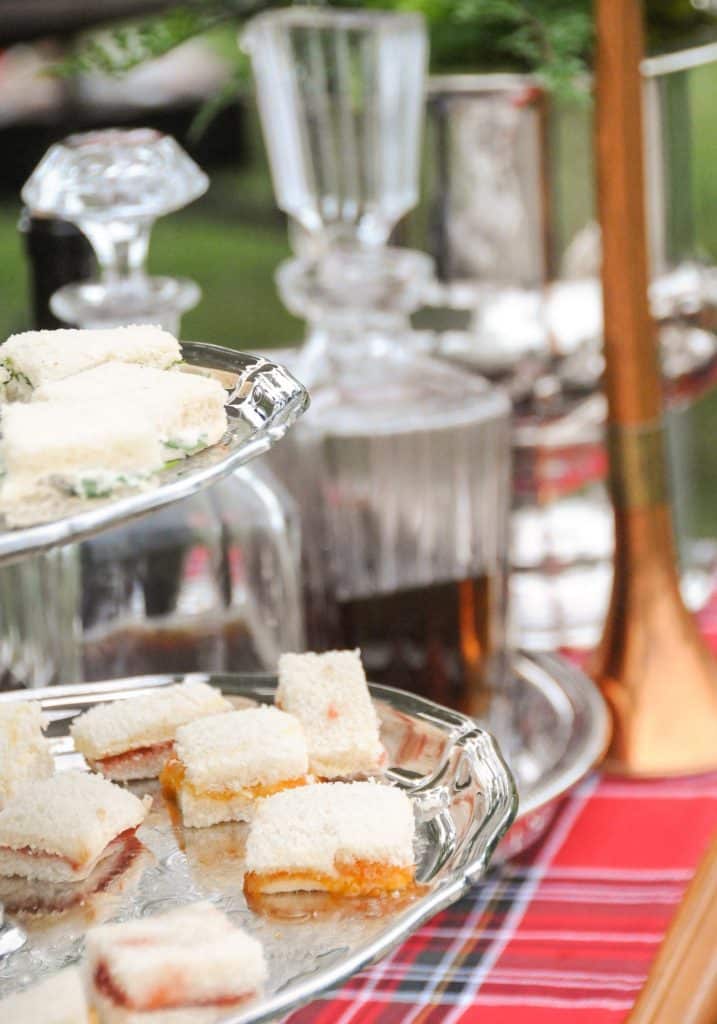 Tailgate spread at Foxfield races