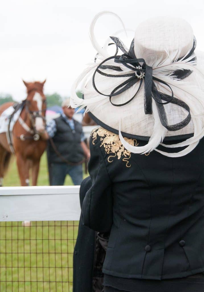 Women's hats for Foxfield horse races