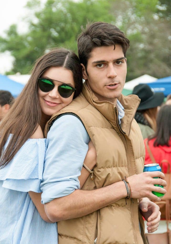 Spectators enjoying Foxfield race day activities