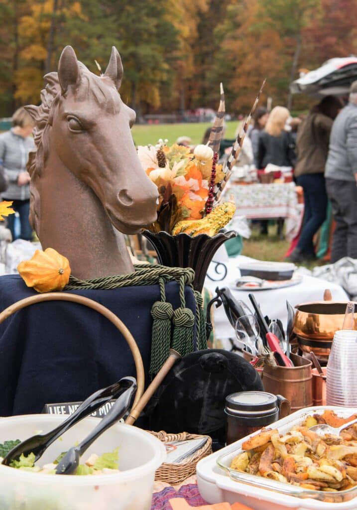 Montpelier Hunt Races equestrian decor, Image: © Wine & Country Life