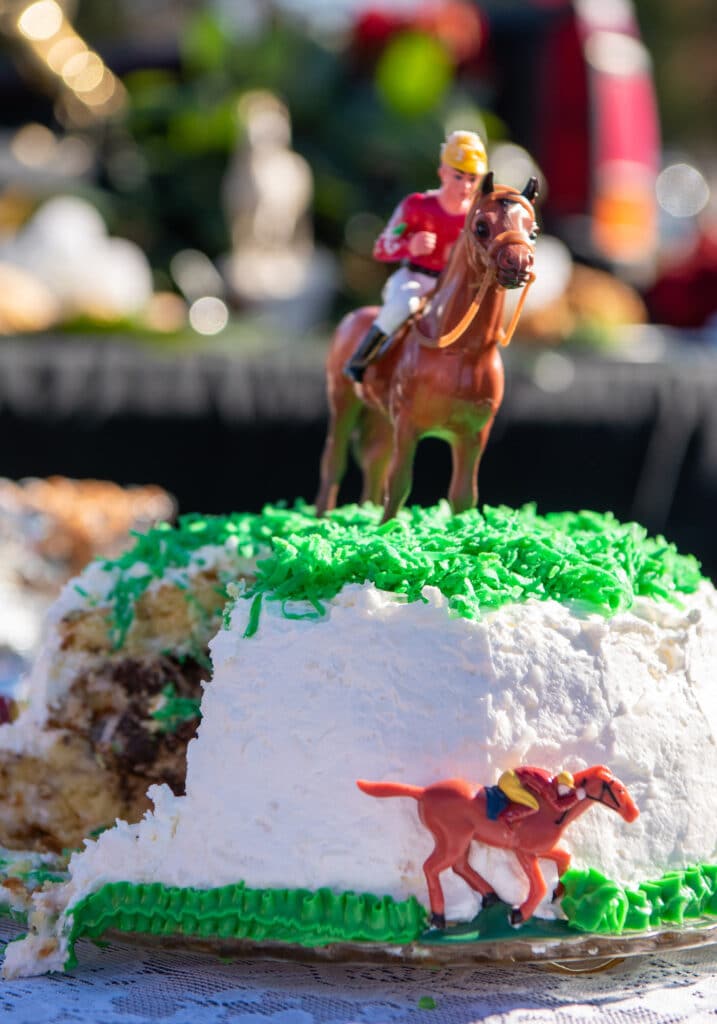 horse cake Montpelier Hunt Races, Image by © RL Johnson for Wine & Country Life