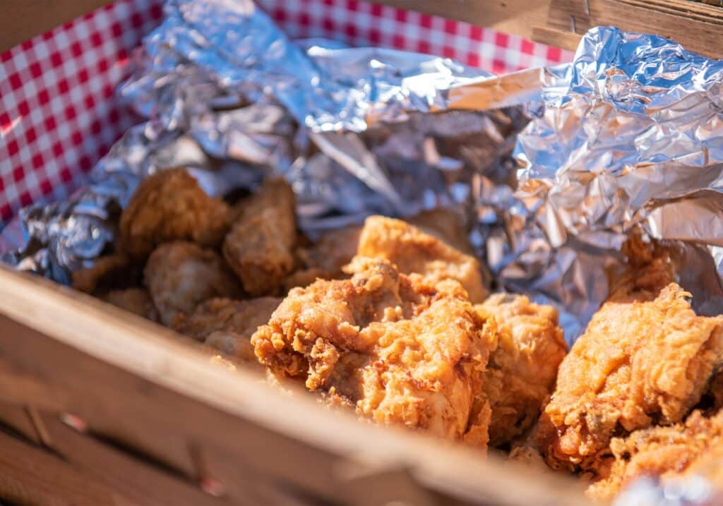 Montpelier Hunt Races fried chicken, Image: © Wine & Country Life