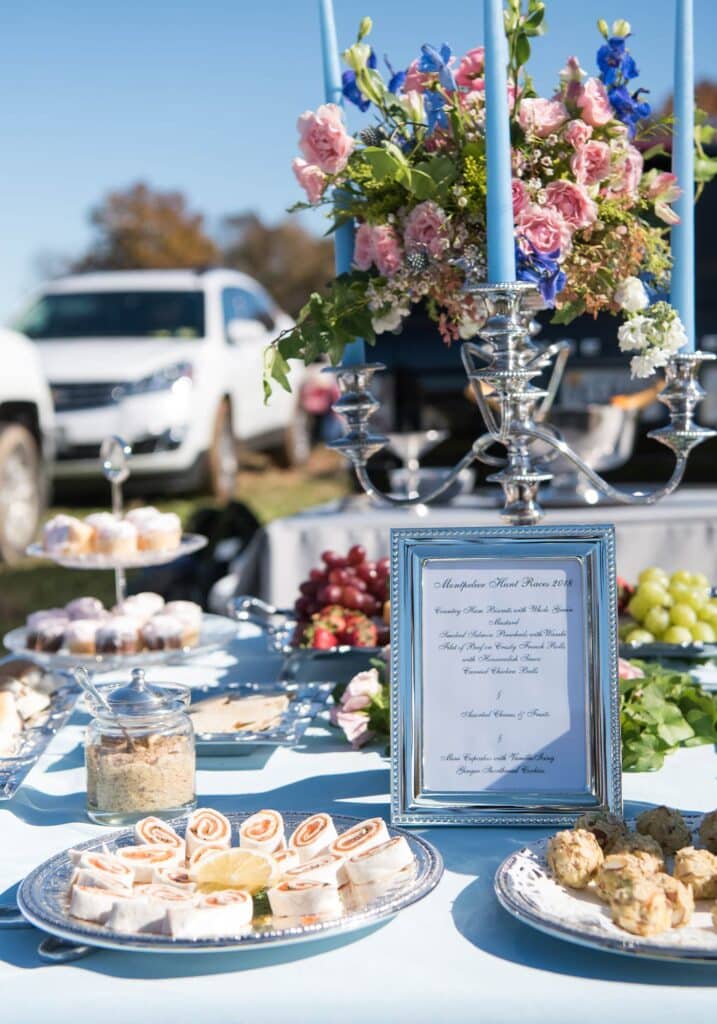 Montpelier Hunt Races tailgate menu, Image: © Wine & Country Life