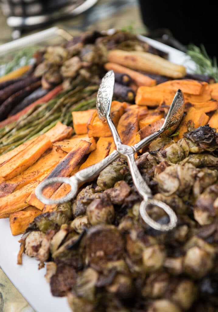 Montpelier Hunt Races Roasted Vegetables, Image: © Wine & Country Life