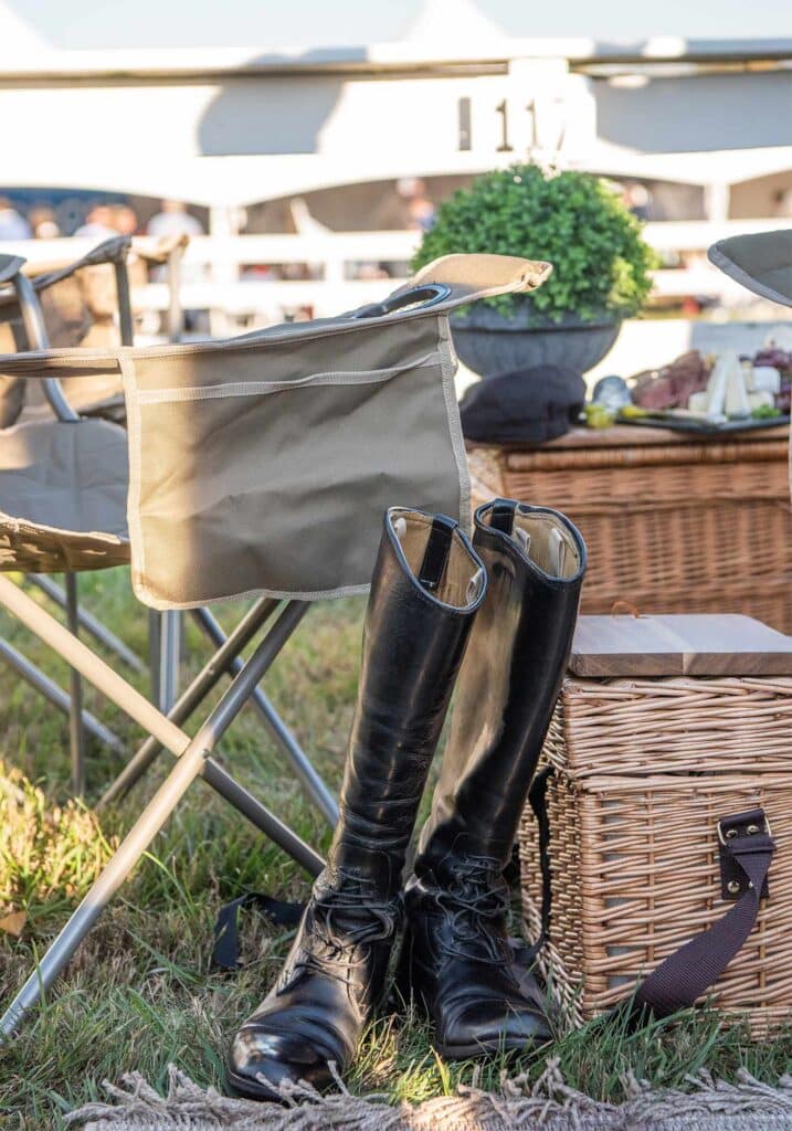 Montpelier Hunt Races riding boots, Image: © Wine & Country Life