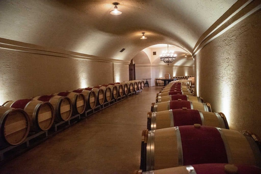 Stone Tower Winery cellar in Leesburg by photographer RL Johnson