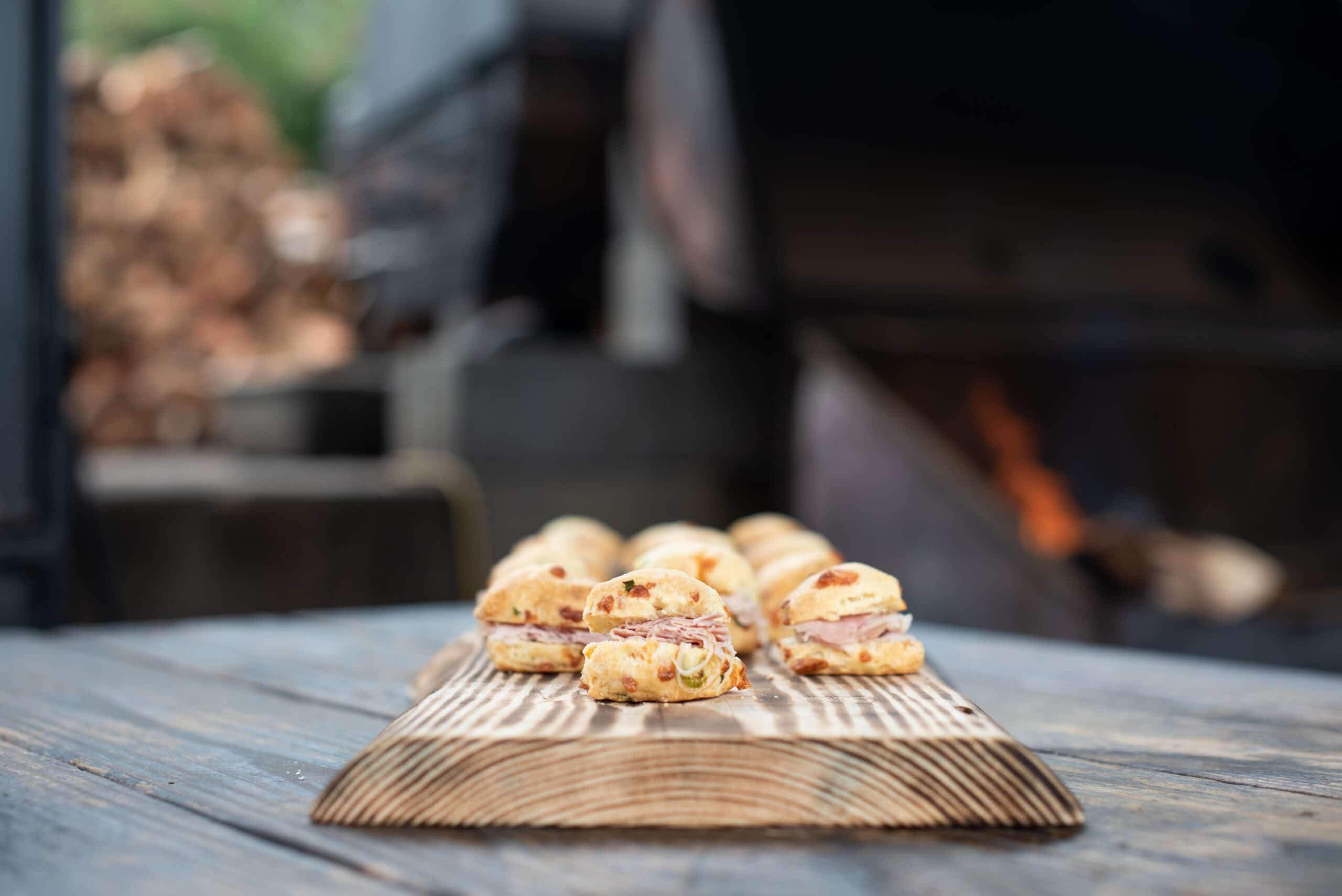 BBQ Exchange Ham Biscuits, Image: © Wine & Country Life