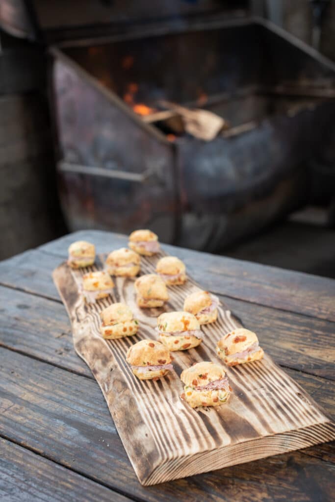 BBQ Exchange Ham Biscuits, Image: © Wine & Country Life