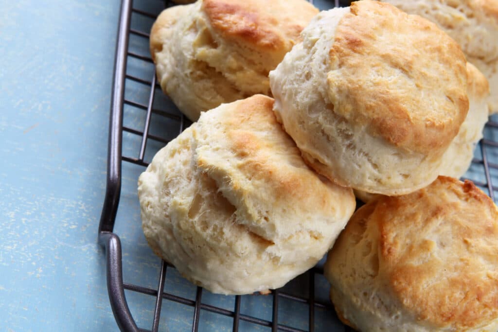 biscuits on a cooling rack