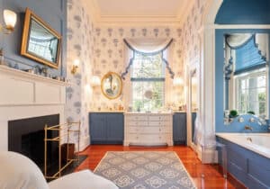 Interior shot of the bathroom at the Edgemont property