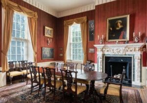 Interior shot of the dining area