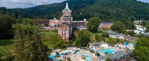 omni homestead resort romantic lodging aerial pool