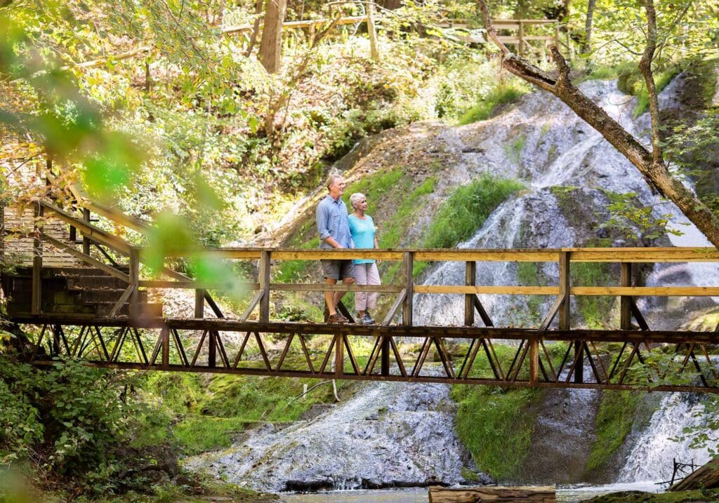 omni homestead resort romantic lodging hiking trail hike