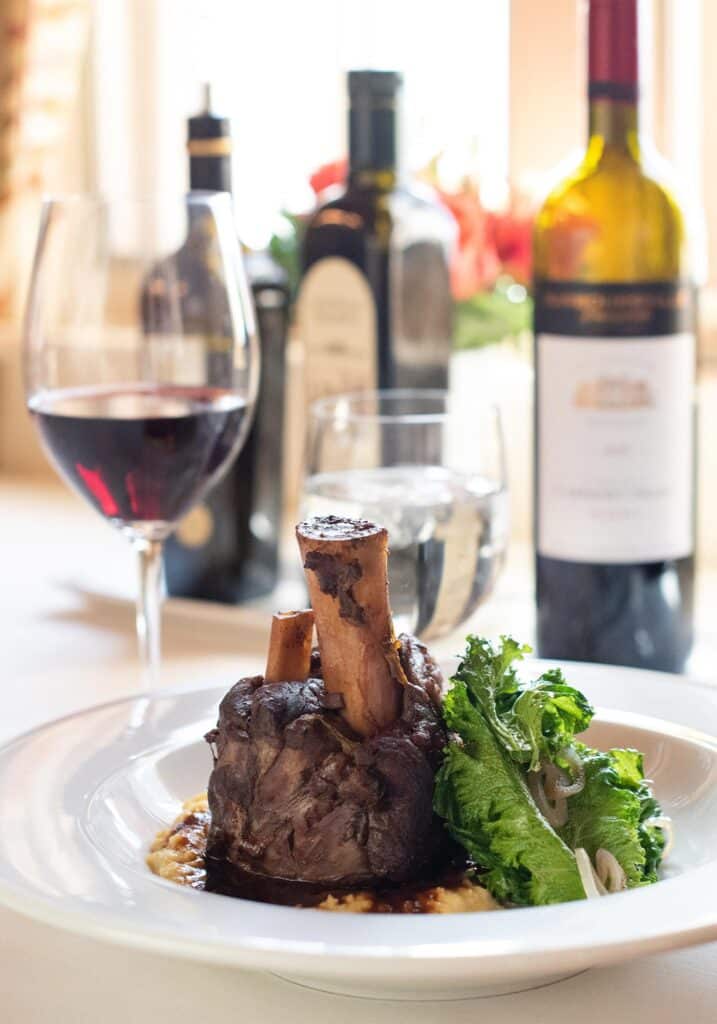 Wine and fine dining at the Palladio Restaurant on Barboursville Vineyard.