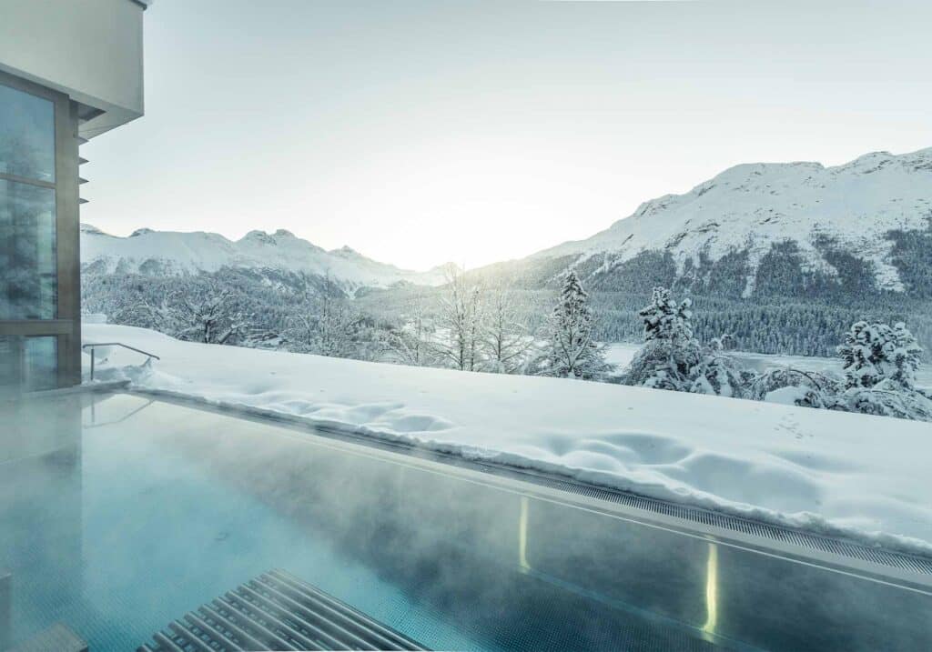 st moritz kulm outdoor heated pool