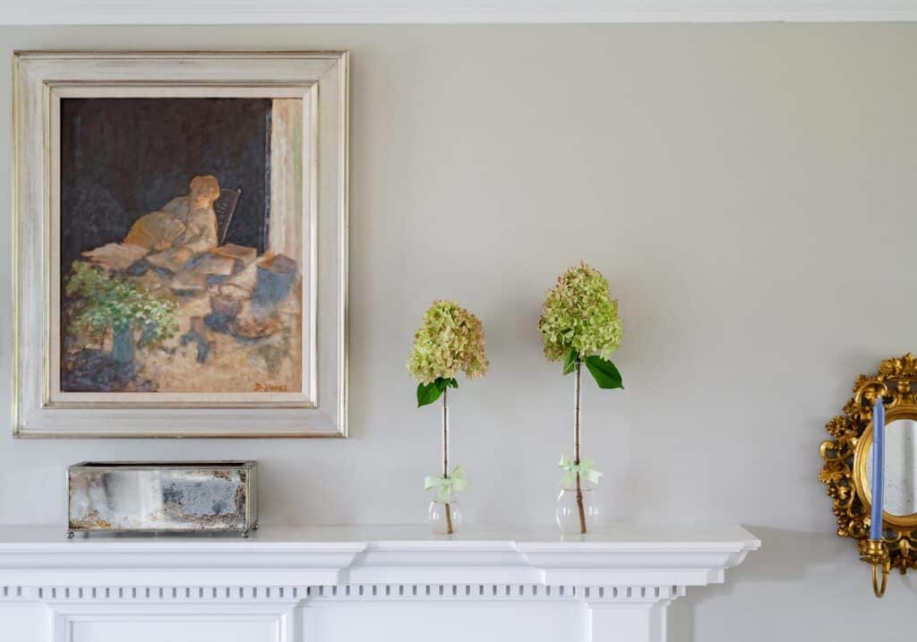 upper bundoran interior living room mantle detail