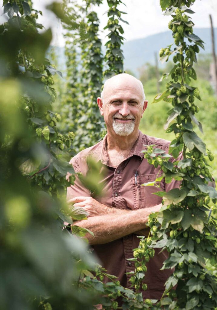 virginia beer growing hops brewer hop stan driver