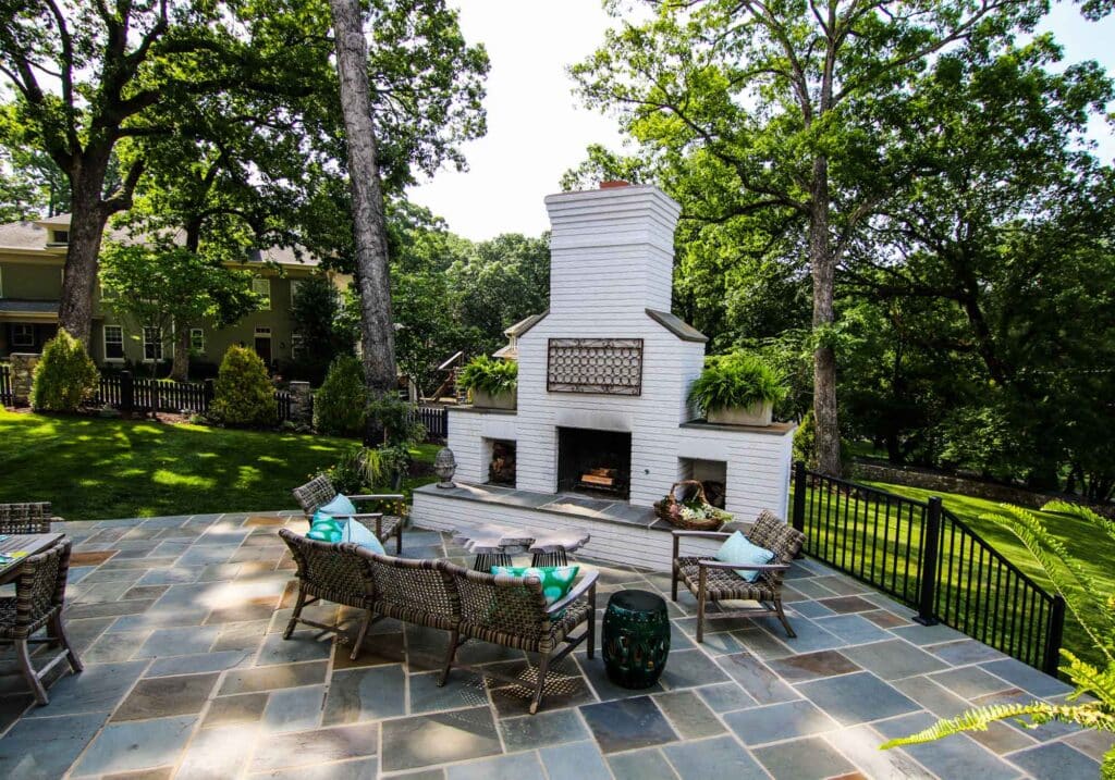 Historic Garden Week, Garden Club of Virginia 2023, Outdoor patio Roanoke