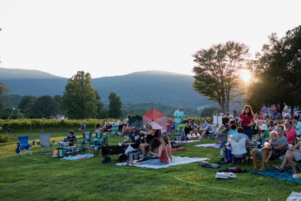 veritas vineyards starry nights winery concert outdoor concert series