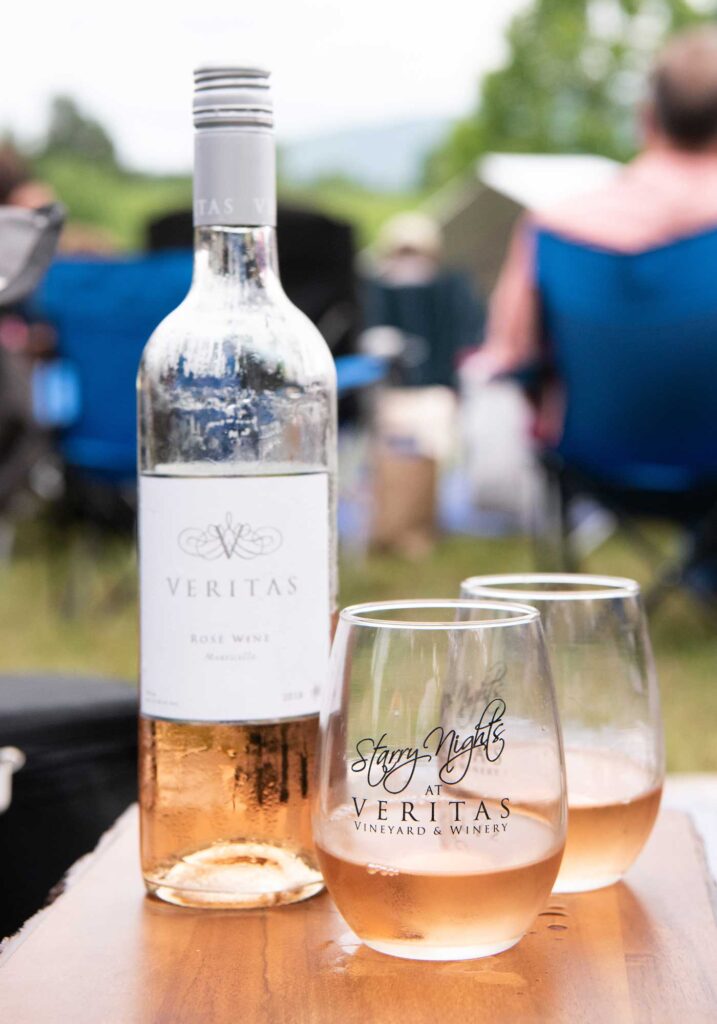 veritas vineyards starry nights winery concert outdoor concert series