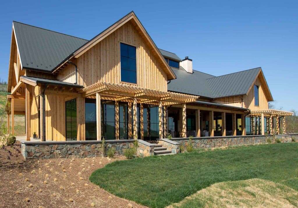 Crimson Lane Vineyards, One of several new wineries in Virginia opened 2023. Linden, Virginia Wine Country