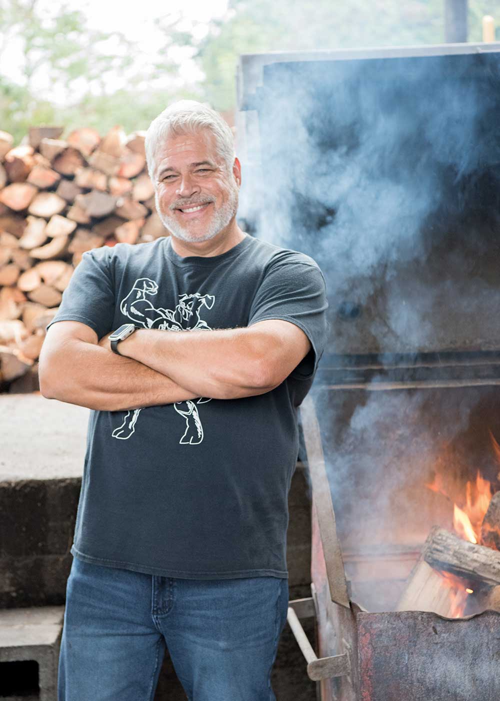 Chef Craig Hartman at the BBQ Exchange in Gordonsville in Virginia Wine Country