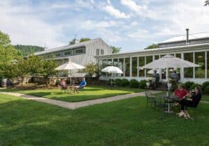 Photo of patio area at Mountain & Wine