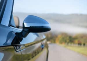 Photo of an Audio model car's side mirror, taken by RL Johnson