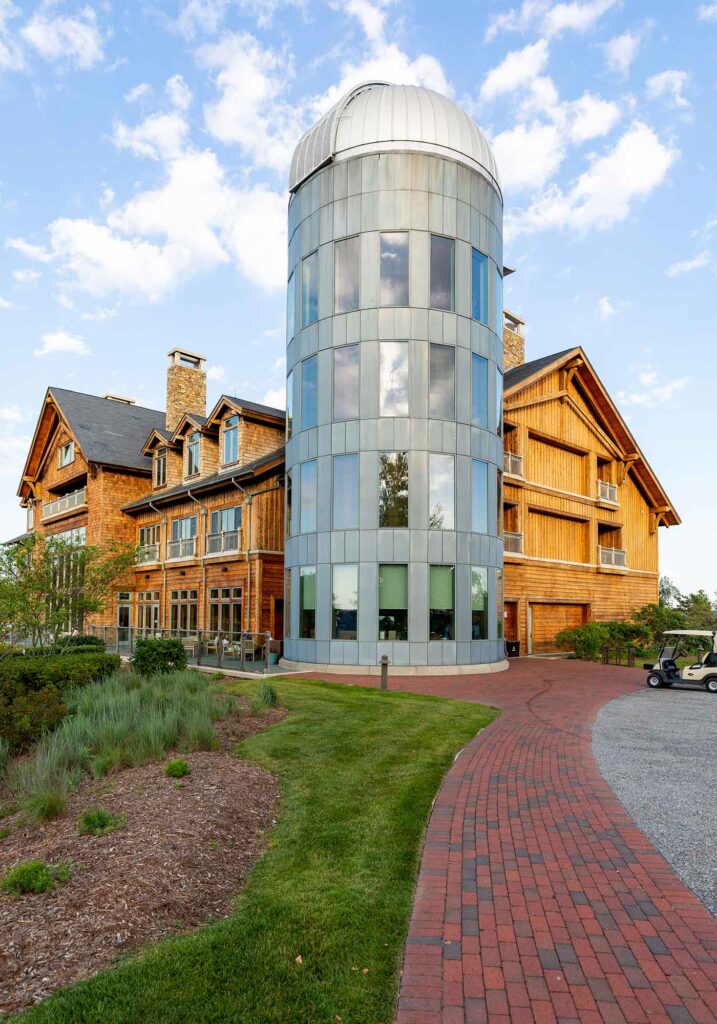 Primland Resort exterior of Observatory lodge