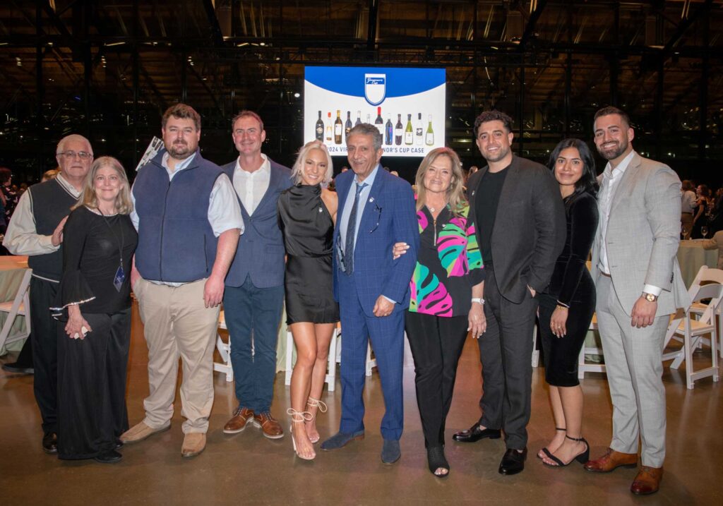 Photo of winemakers at the Cup Gala